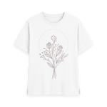 White Printed T-shirt Front