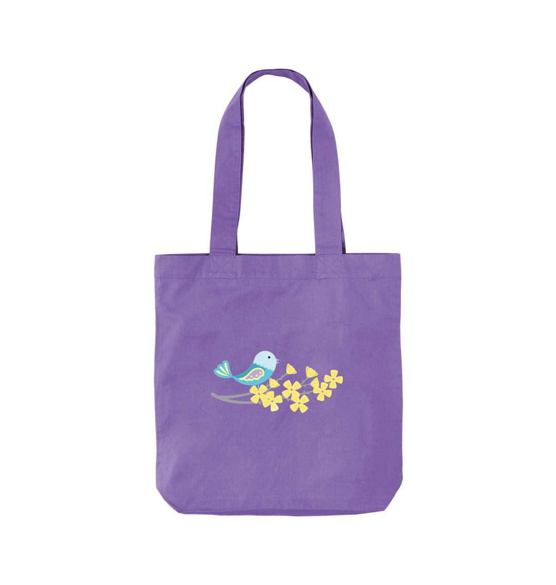 Spring Twill Tote bag showcasing durable fabric and stylish design, perfect for seasonal fashion and everyday use.