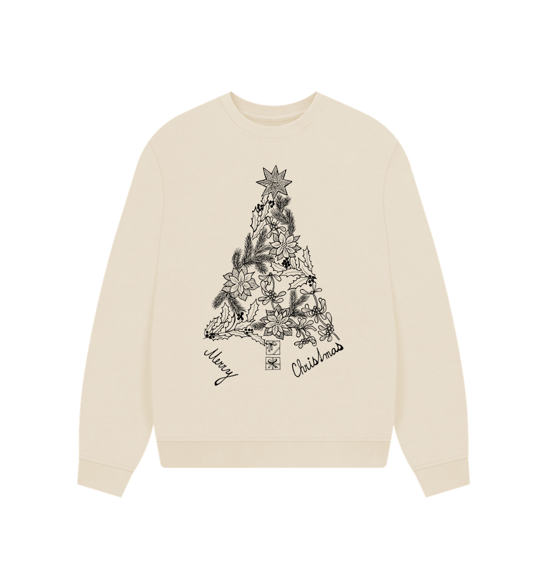 Oat Merry Christmas Oversized Jumper