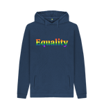 Navy Printed Hoody Front