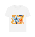 White Printed T-shirt Front