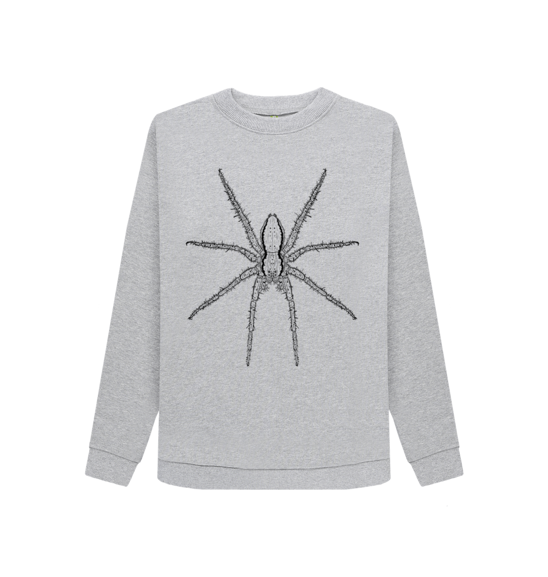 Light Heather Printed Sweater Front