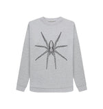 Light Heather Spider Crew Neck Sweatshirt