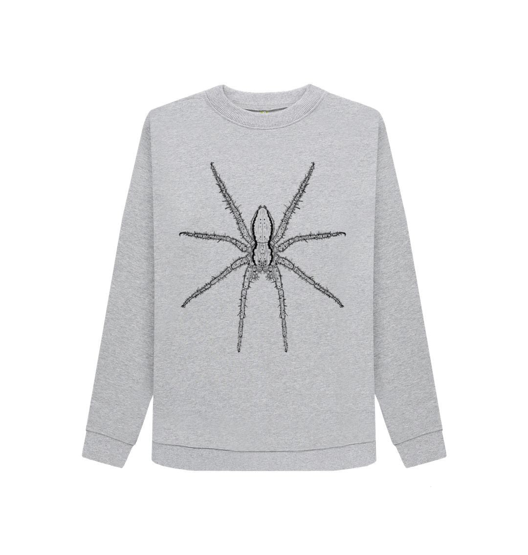 Light Heather Spider Crew Neck Sweatshirt