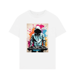 White Urban DJ Oversized Tee