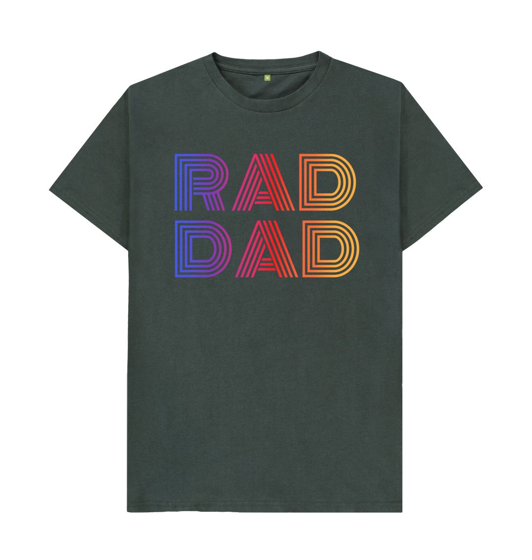 Dark Grey RAD DAD TEE