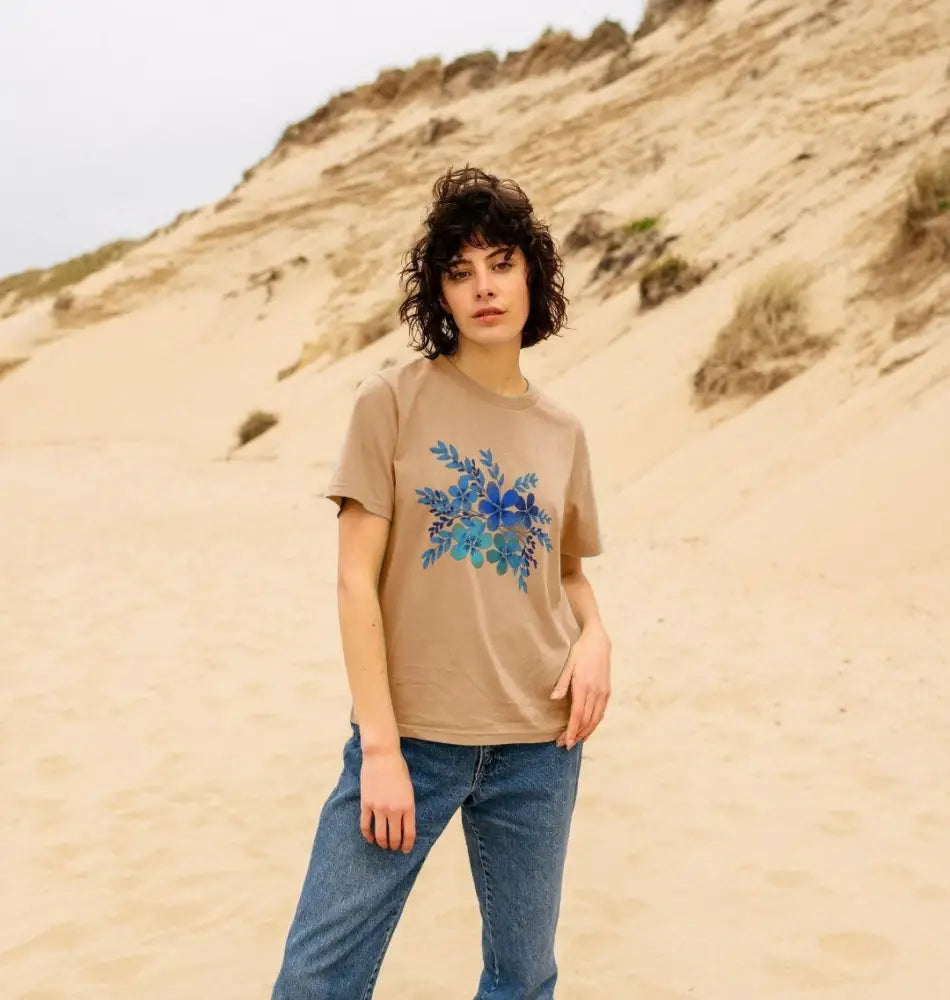 Blue flowers symbolizing elegance paired with the theme of love your swagger, showcasing confidence and style.