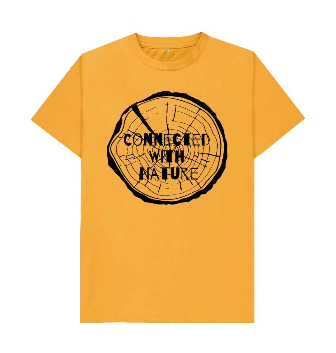 Mustard Connected With Nature Tee