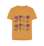 Amber Wild Pink & Purple Flowers Remill Relaxed Tee