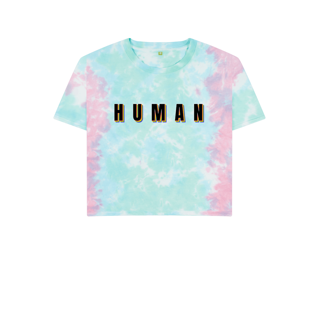 Pastel Tie Dye Printed T-shirt Front