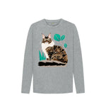 Brown cat wearing a comfortable long sleeve shirt, showcasing casual and stylish apparel for everyday wear.
