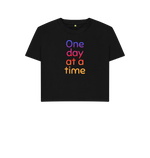 Black Printed T-shirt Front