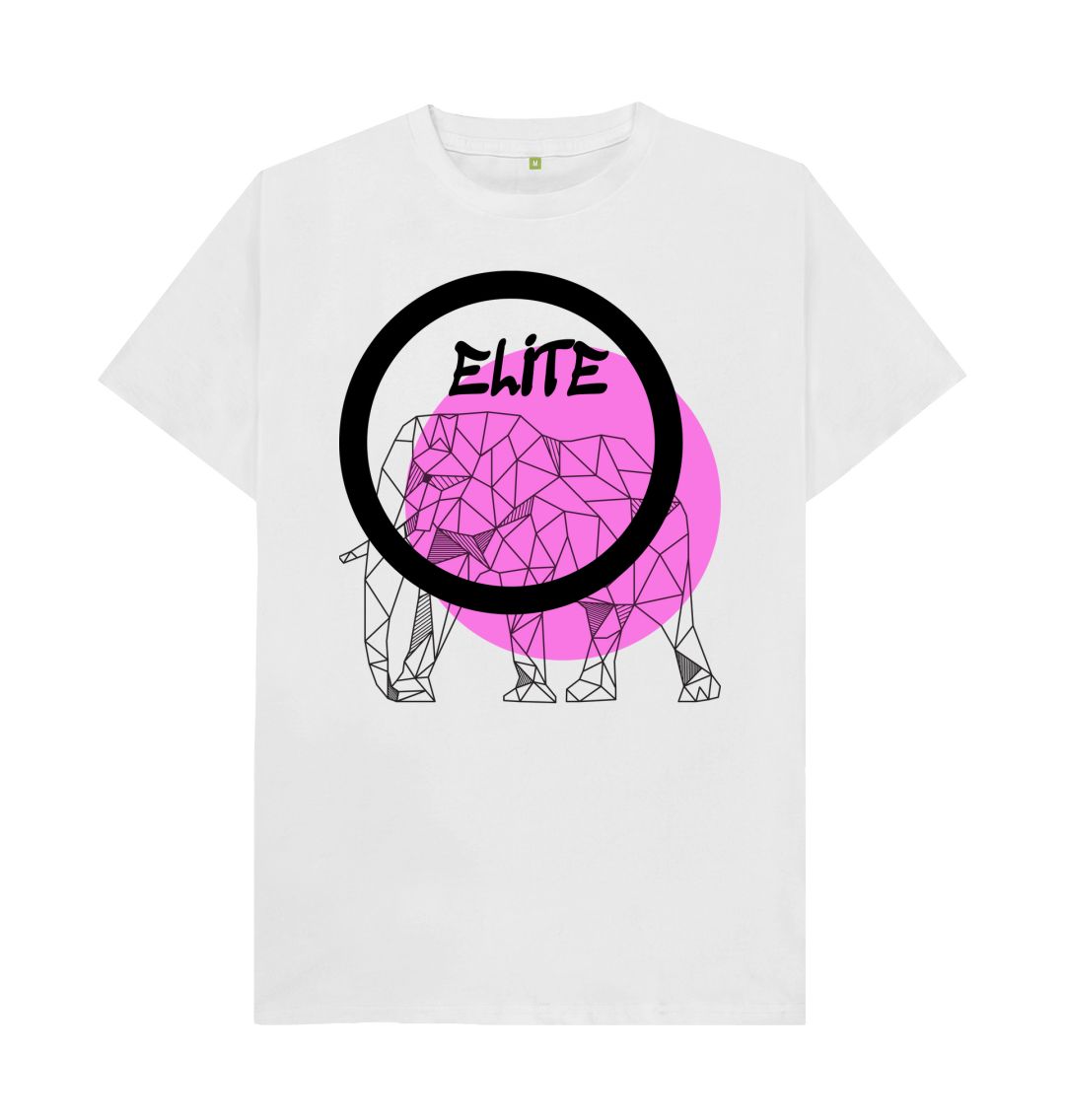 White Elite Elephant Tee