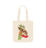 Natural Rowan Berries Tote