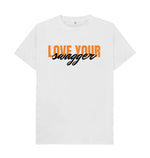 White Love Your Swagger Tee