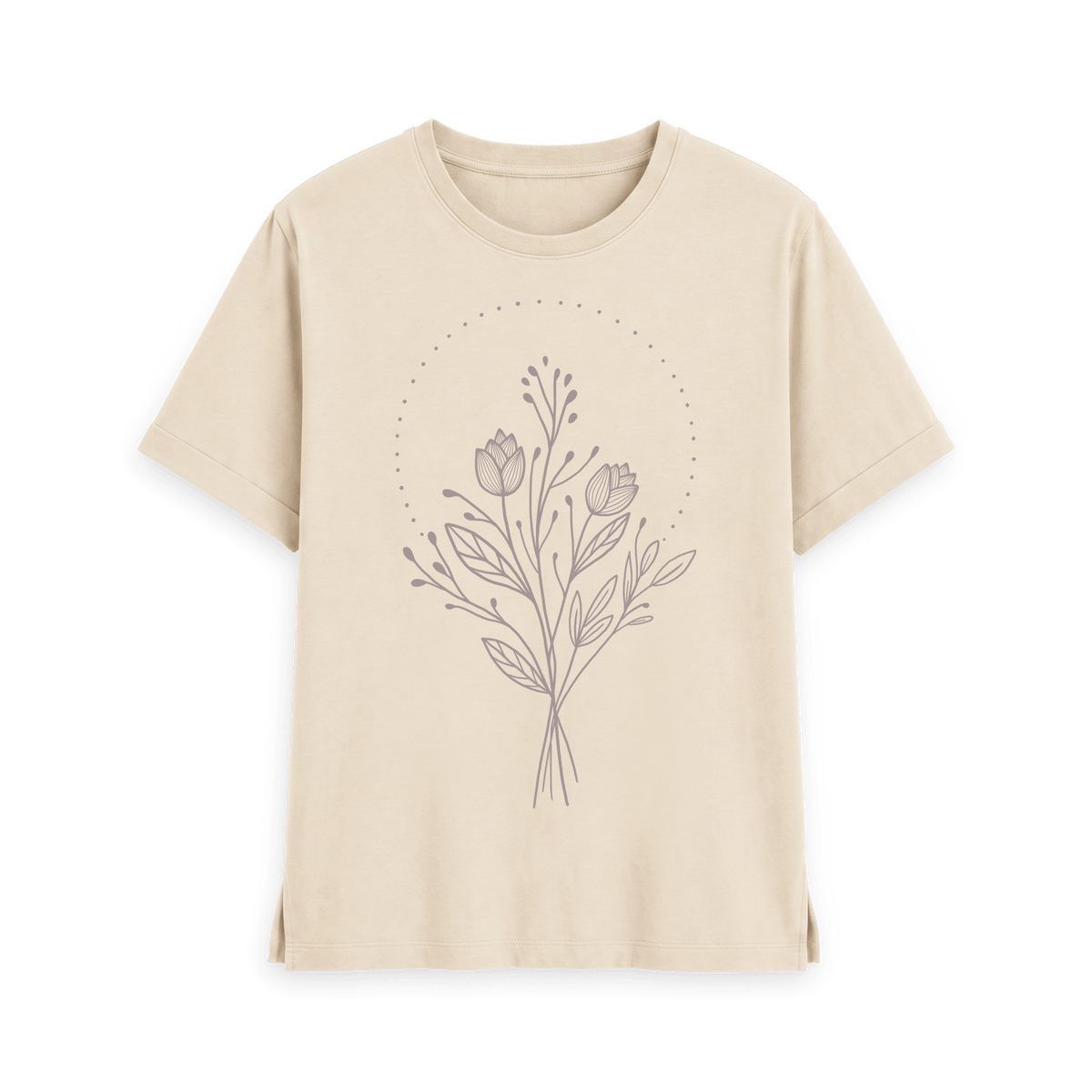 Oat Printed T-shirt Front