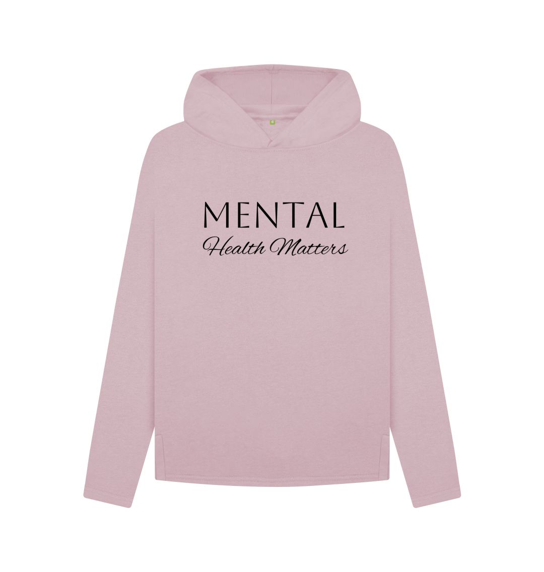 Mauve Mental Health Relaxed Fit Hoodie