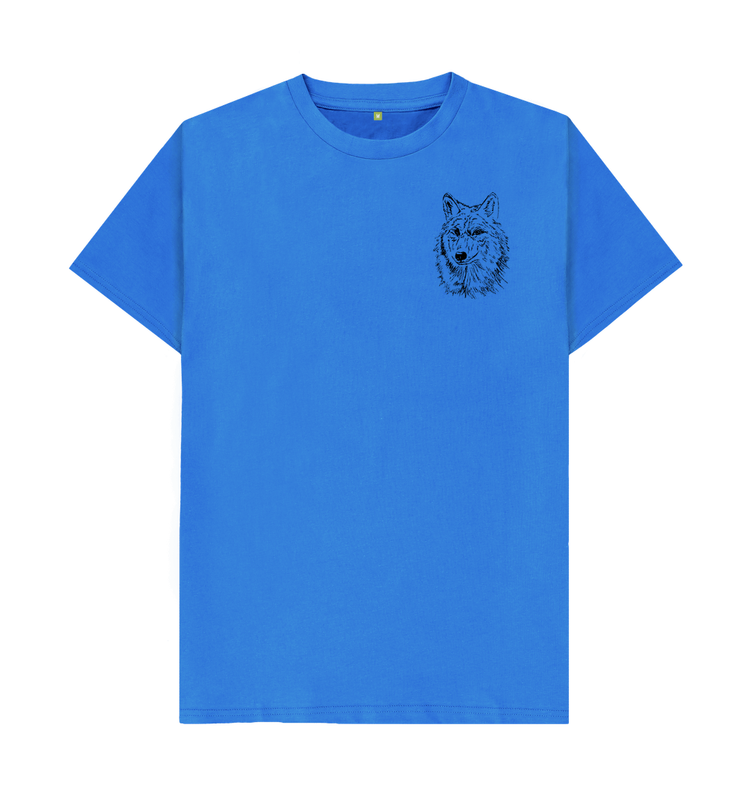 Bright Blue Wolf Tee