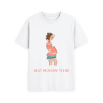 White Printed T-shirt Front
