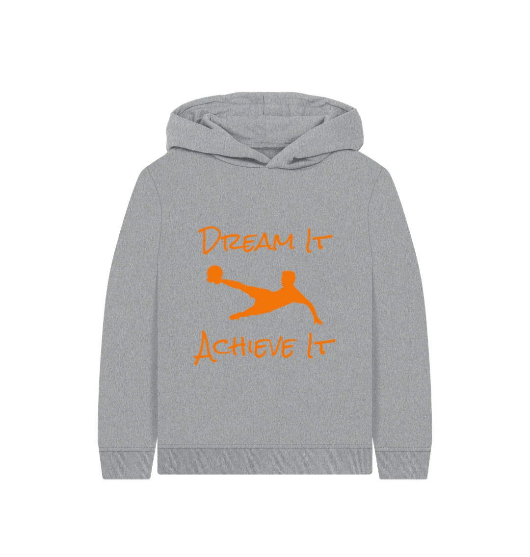 Athletic Grey Dream It Achieve It - Football Hoodie