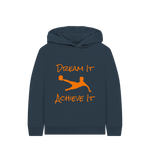 Navy Blue Dream It Achieve It - Football Hoodie