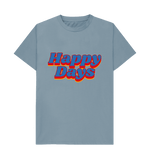 Stone Blue Tie Dye Happy Days Tee