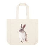 Natural Rabbit Shopper Tote