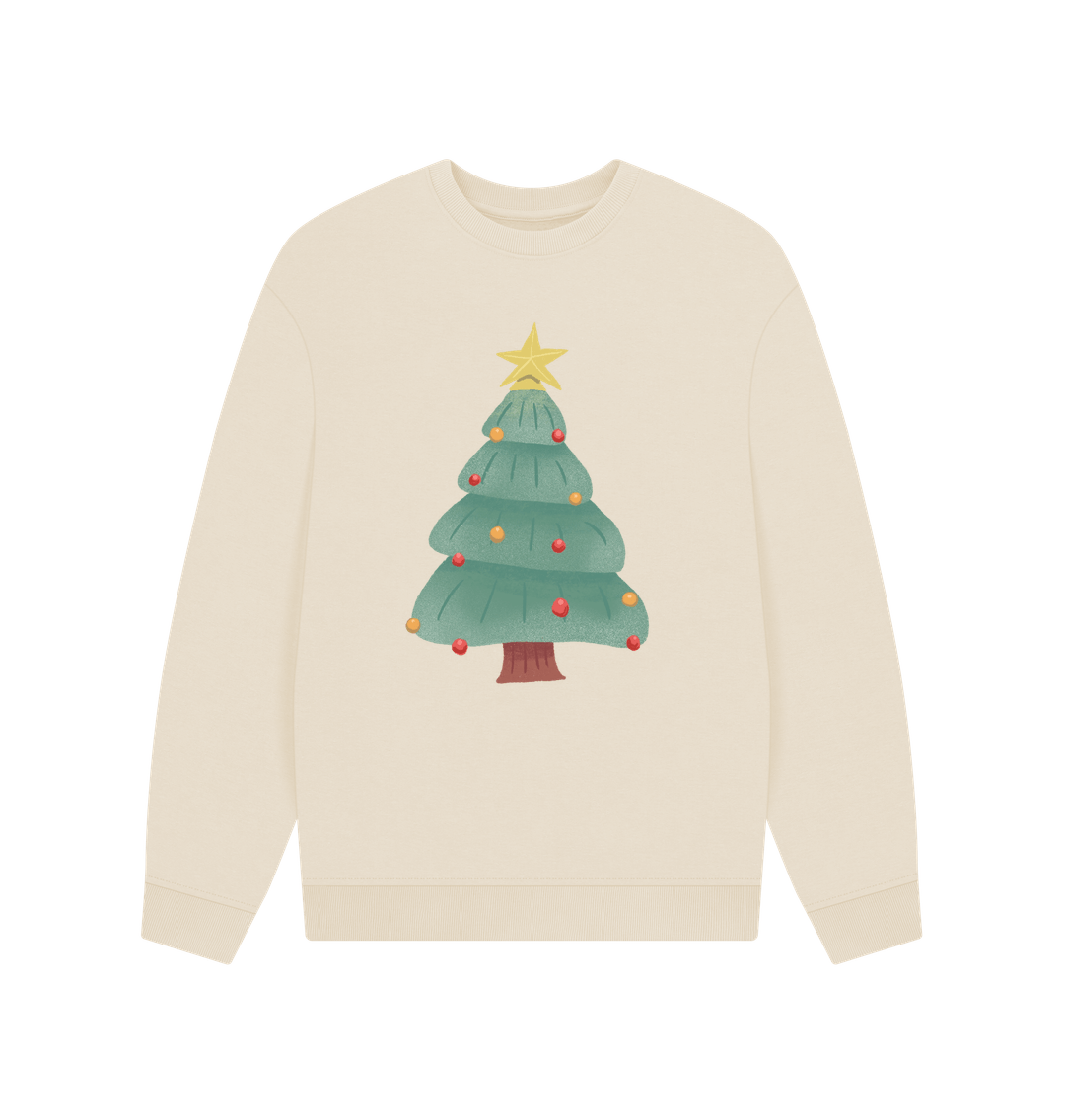 Oat Christmas Tree Oversized Jumper