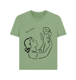 Sage Printed T-shirt Front