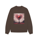 Chocolate Tree Love Oversized Jumper