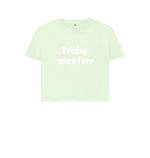 Pastel Green Resting Witch Face Boxy Tee