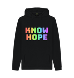 Black Printed Hoody Front