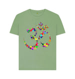 Colourful swagger design featuring Om symbol, representing spiritual elegance and vibrant cultural expression