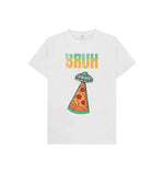 White Pizza Bruh Tee