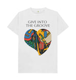 White Give Into The Groove Tee