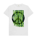 White Plant More Trees With Peace Tee