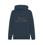 Navy Merry  Christmas Hoodie