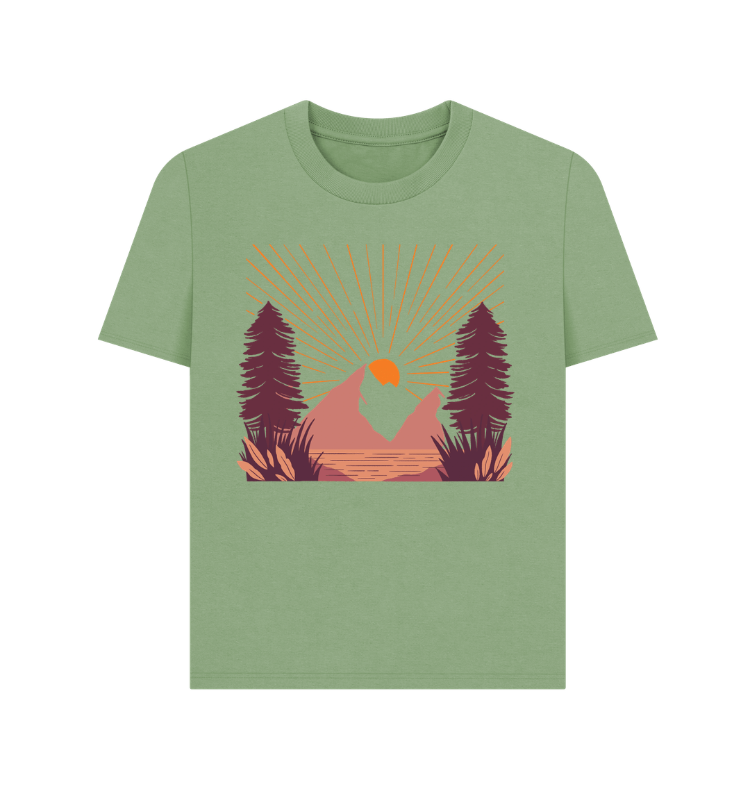 Sage Sun And Mountains Tee