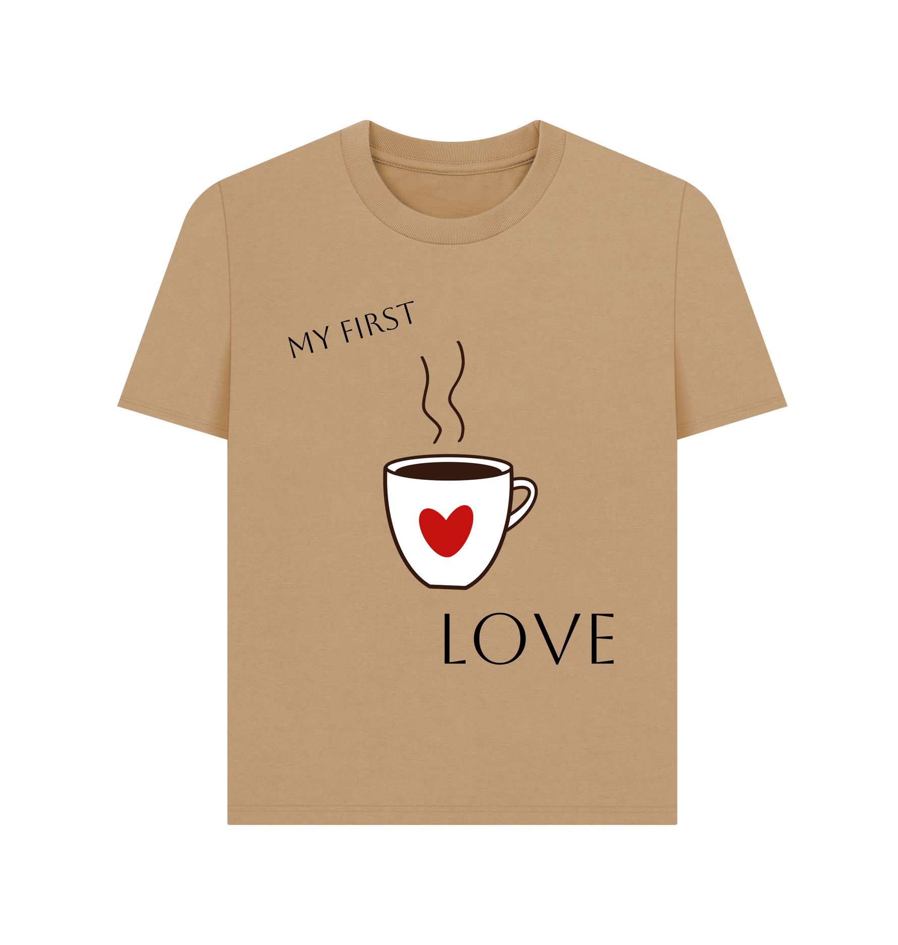 Sand Printed T-shirt Front