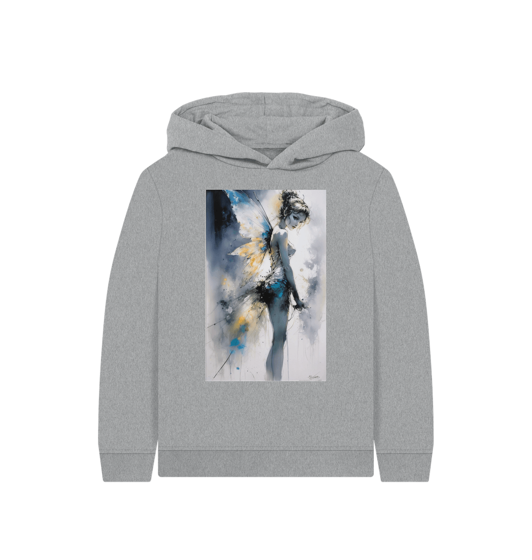 Athletic Grey Fantasy Fairy Hoodie