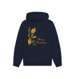 Navy Merry Christmas Unisex Hoodie