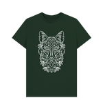 Evergreen Patterned White Fox Tee