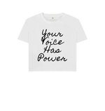 White Printed T-shirt Front