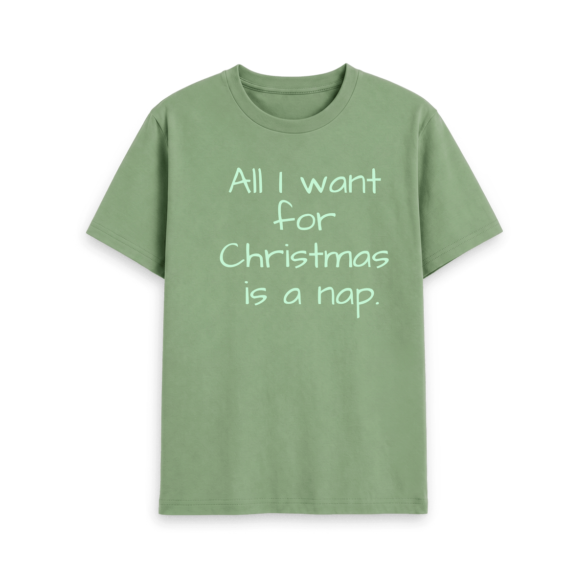 Sage Printed T-shirt Front