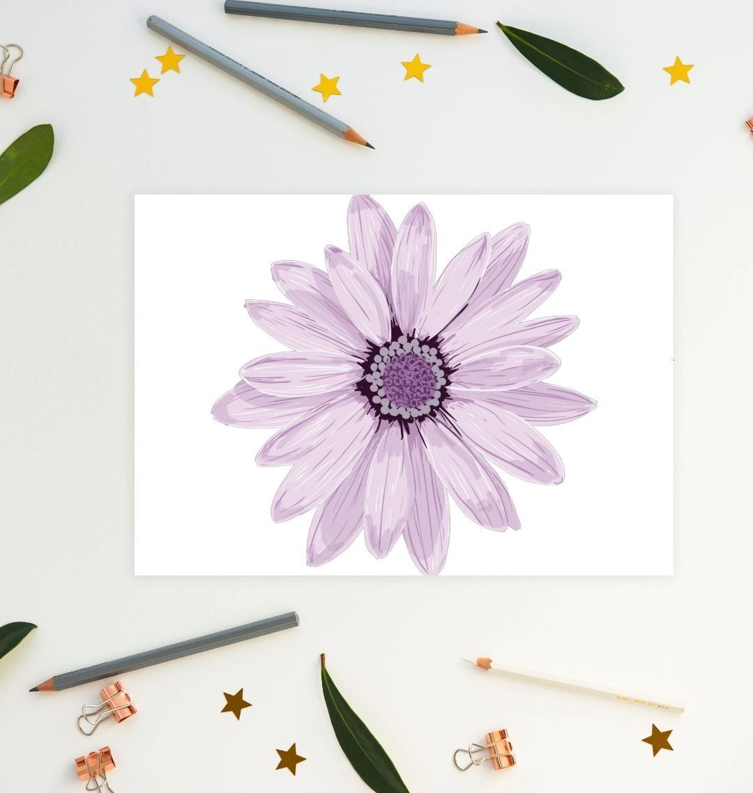 Purple Flower Wall Art