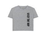 Athletic Grey Printed T-shirt Front