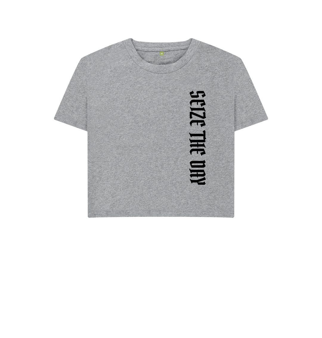 Athletic Grey Seize The Day Boxy Tee