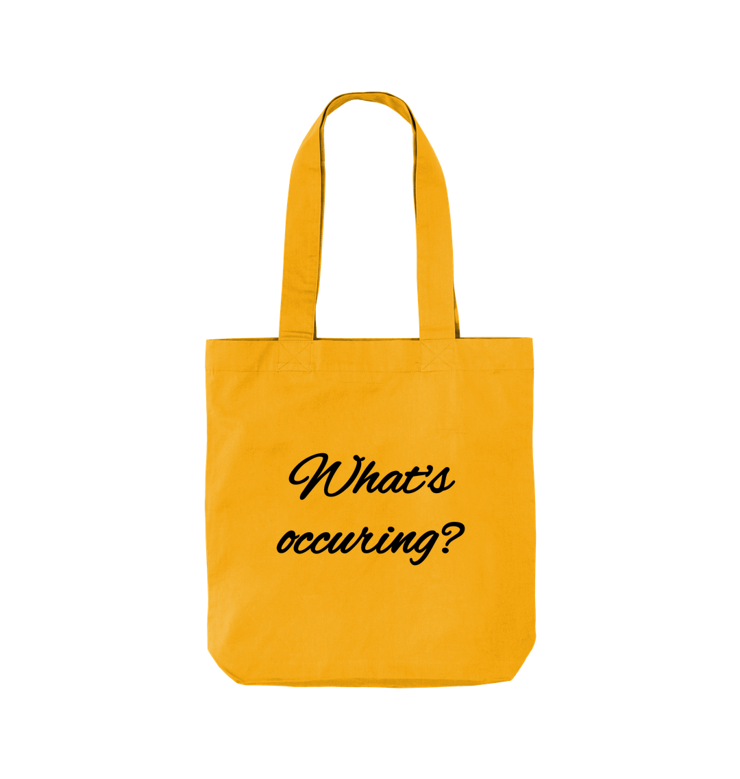 Sunflower What's Occurring Twill Tote Bag