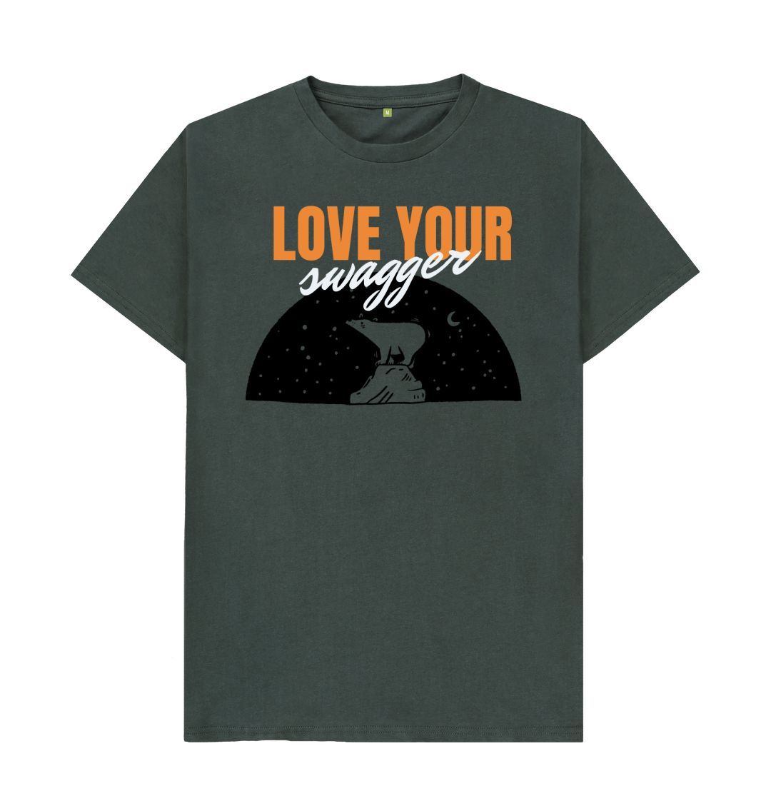 Dark Grey Love Your Bear Tee