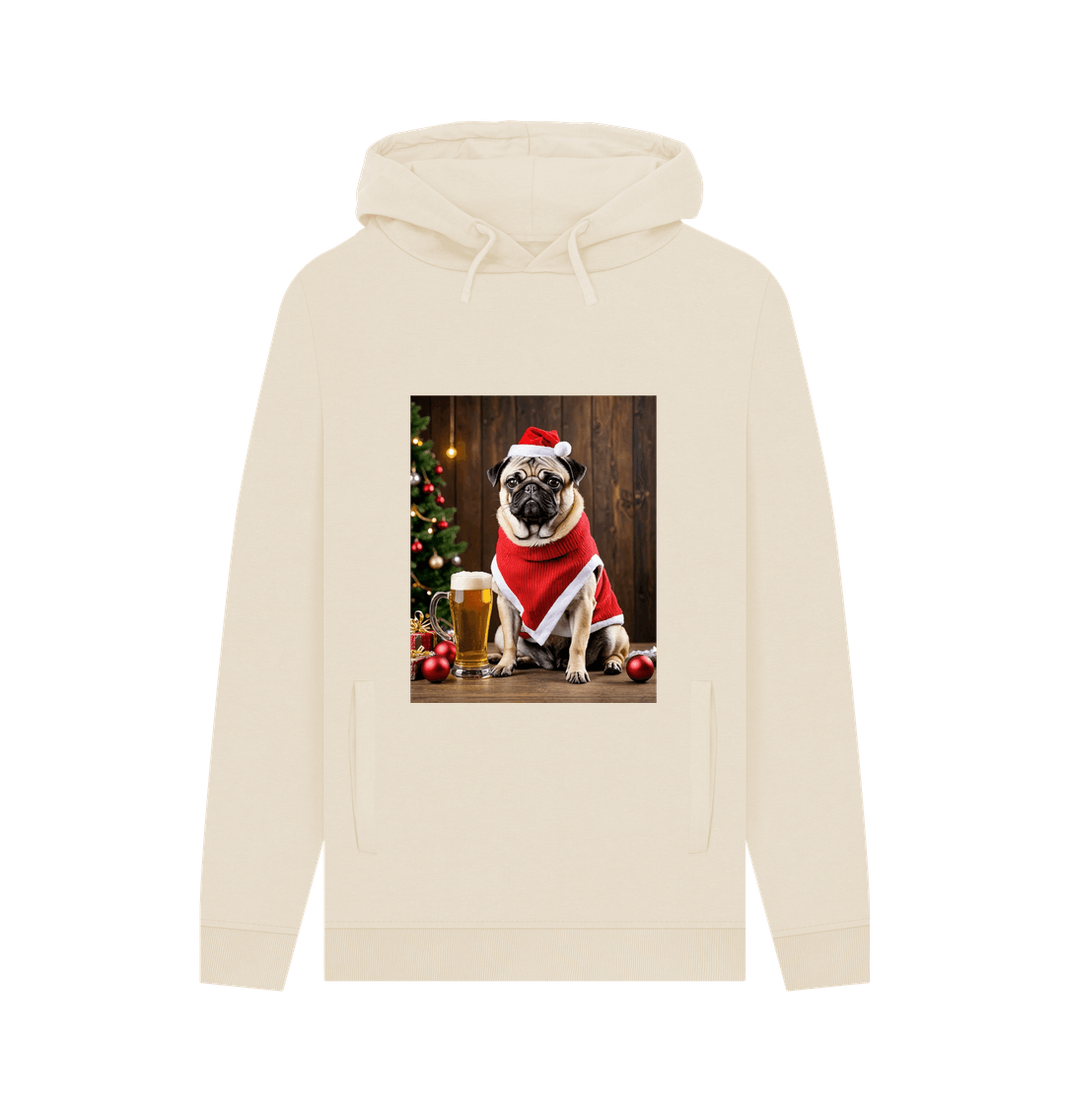 Oat Christmas Pug Hoodie